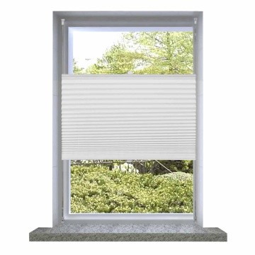 Jaluzea plisse, alb, 70x125 cm, pliuri - Img 1