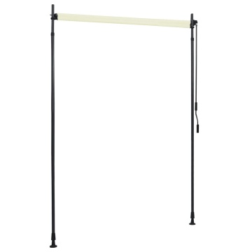 Jaluzea tip rulou de exterior, crem, 150 x 270 cm - Img 7