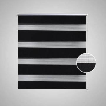 Jaluzea tip zebră, 60 x 120 cm, negru - Img 3