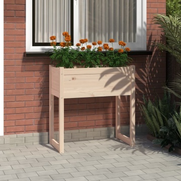 Jardinieră, 78x40x81 cm, lemn masiv de pin - Img 1