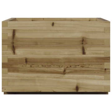 Jardinieră de grădină, 70x70x49,5 cm, lemn de pin impregnat - Img 5