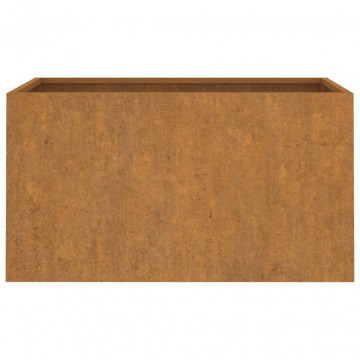 Jardinieră, ruginiu, 62x40x39 cm, oțel corten - Img 8