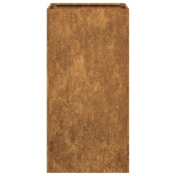 Jardinieră Rusty 40x40x80 cm Oțel pentru intemperii - Img 8