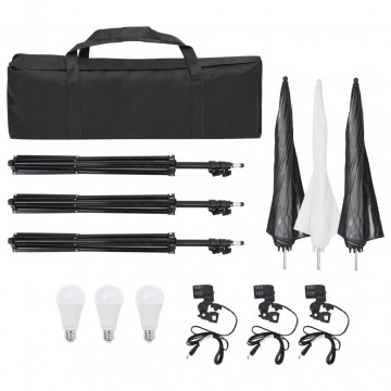 Kit lumini studio foto cu trepiede și umbrele - Img 6