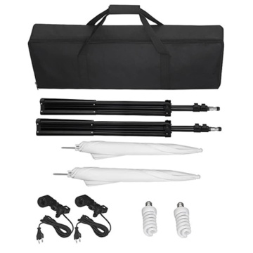 Kit studio foto, fundal negru, 600 x 300 & lumini - Img 4