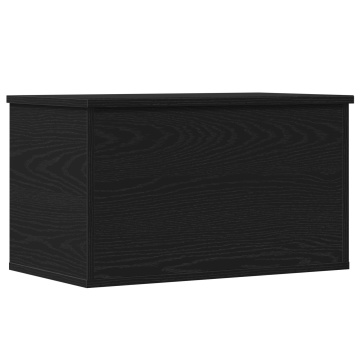 Ladă depozitare cu capac, stejar negru, 60x35x35 cm, lemn - Img 2