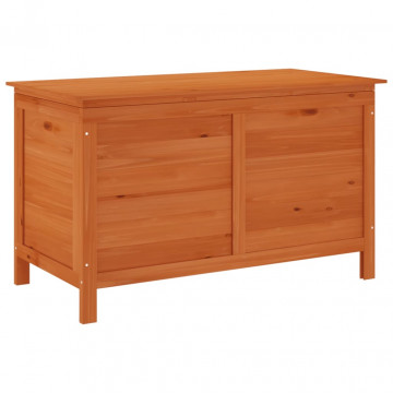 Ladă depozitare de grădină 99x49,5x58,5 cm lemn masiv de brad - Img 2