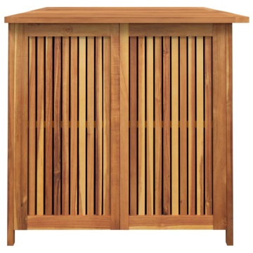 Ladă depozitare pentru grădină 175x80x75 cm lemn masiv acacia - Img 7
