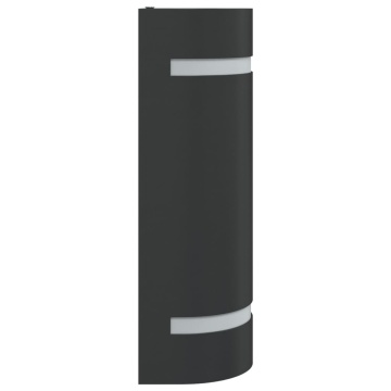 Lampă exterioară de perete, negru, aluminiu turnat sub presiune - Img 7