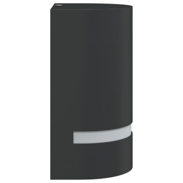 Lampă exterioară de perete, negru, aluminiu turnat sub presiune - Img 7