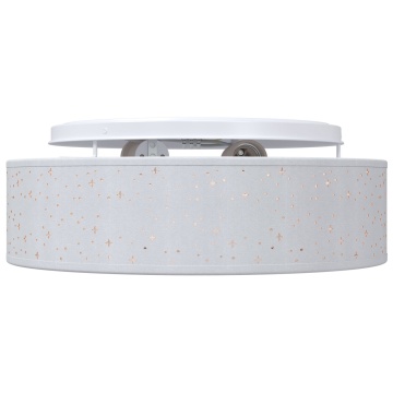 Lămpi de tavan cu abajur stele Gri Ø 38 cm Fabric E27 - Img 3