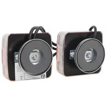 Lumini pentru remorcă, 2 buc., roșu, 10,5x7,5x10 cm bec LED 12V - Img 4