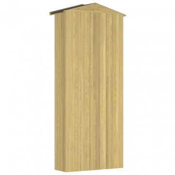 Magazie unelte de grădină, 89x33x222 cm, lemn de pin tratat - Img 4