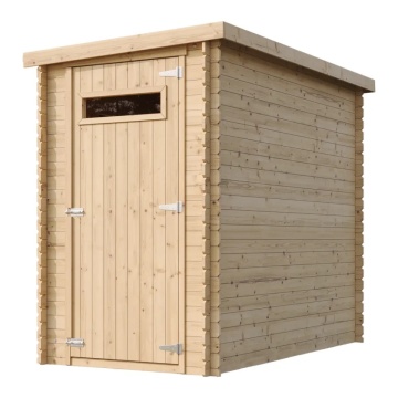Magazin de gradina din lemn cu podea TIMBELA M306A+M306G - 2,63 m2 - Img 3