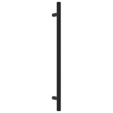 Mânere de dulap, 10 buc., negru, 224 mm, oțel inoxidabil - Img 3