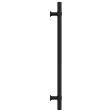 Mânere de dulap, 10 buc., negru, 224 mm, oțel inoxidabil - Img 5