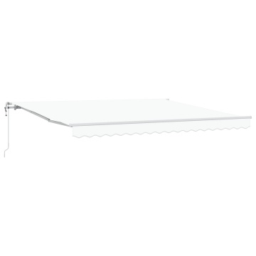 Marchiză retractabilă automată albă 400x300 cm, Schimburi pentru marchiză de 4x3 m albă - Img 2
