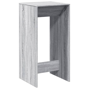 Masă bar, gri sonoma, 51x50x103,5 cm, lemn prelucrat - Img 2