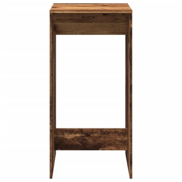 Masă bar, lemn vechi, 51x50x103,5 cm, lemn prelucrat - Img 4