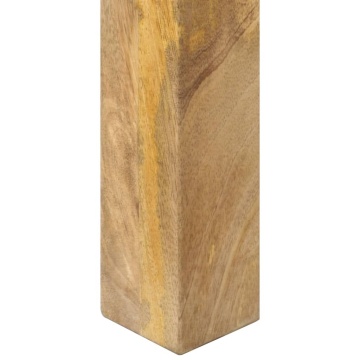 Masă consolă, 110x35x76 cm, lemn de mango nefinisat - Img 5