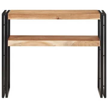 Masă consolă, 90x30x75 cm, lemn masiv de acacia - Img 2