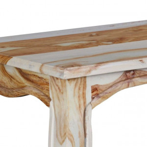 Masă consolă, lemn masiv de sheesham, 110 x 40 x 76 cm - Img 6