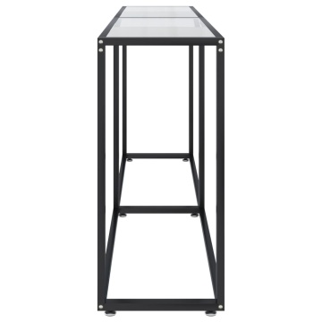 Masă consolă, transparent, 180x35x75,5 cm, sticlă securizată - Img 4
