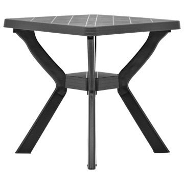 Masă de bistro, antracit, 70 x 70 x 72 cm, plastic - Img 3