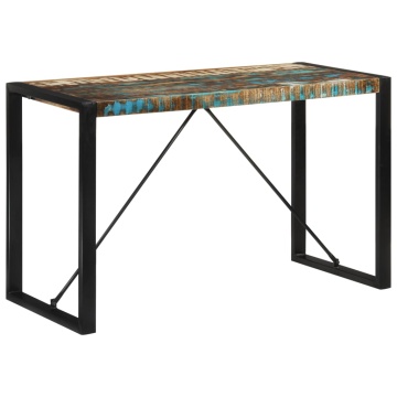 Masă de bucătărie, 120x55x76 cm, lemn masiv reciclat - Img 7