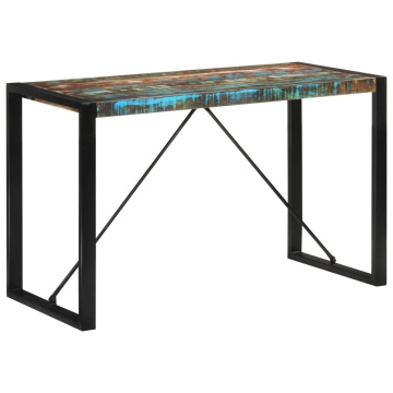 Masă de bucătărie, 120x55x76 cm, lemn masiv reciclat - Img 1