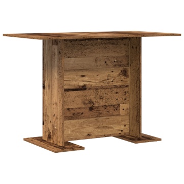 Masă de dining din lemn vechi 110x60x75 cm din lemn laminat - Img 2