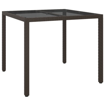 Masă de Dining Maro 90x90x75 cm Poliratan - Img 2