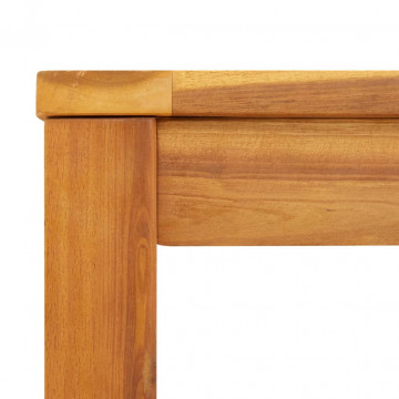 Masă de grădină, 110x55x75 cm, lemn masiv de acacia - Img 7