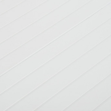 Masă de grădină, alb, 150x90x72 cm, PP - Img 6