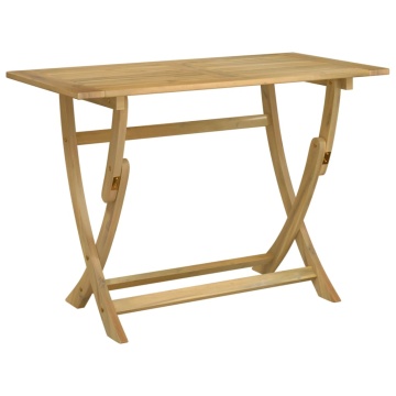 Masă de grădină pliabilă, 110x55x75 cm, lemn masiv de acacia - Img 2