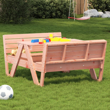 Masă de picnic pentru copii, 88x122x58 cm, lemn masiv douglas - Img 1