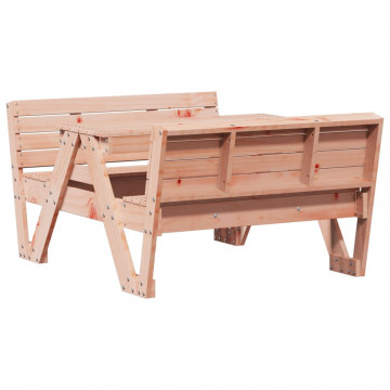 Masă de picnic pentru copii, 88x122x58 cm, lemn masiv douglas - Img 2