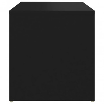 Masă laterală, negru, 59x36x38 cm, PAL - Img 6