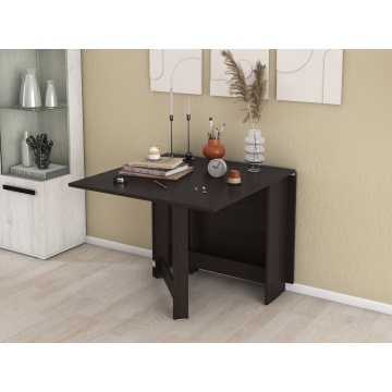 Masa pliabila fold, 161x75x89 cm, wenge - Img 3