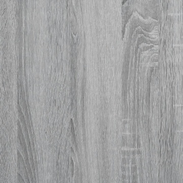 Mască de șemineu, sonoma gri, 100x30x87,5 cm, lemn prelucrat - Img 7