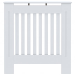 Mască pentru calorifer, alb, 78 cm, MDF - Img 3