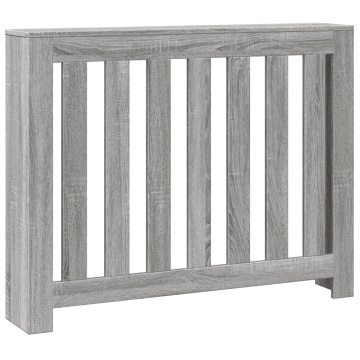 Mască pentru calorifer gri sonoma 104x20x82 cm lemn prelucrat - Img 2