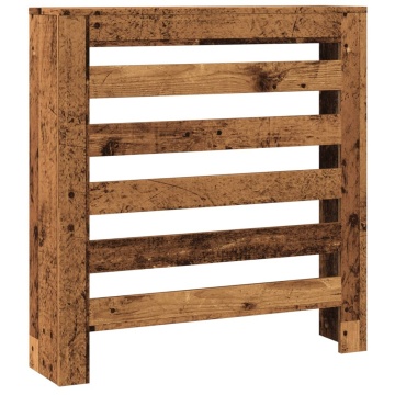 Mască pentru calorifer, lemn vechi, 78x20x82 cm, lemn prelucrat - Img 2