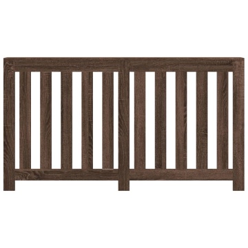 Mască pentru calorifer stejar maro 149x20x82 cm lemn prelucrat - Img 3
