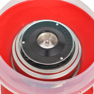 Mașină vată de zahăr 480 W roșie - Img 6