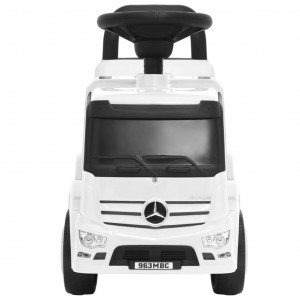 Mașinuță pentru pași Mercedes-Benz, albă - Img 4