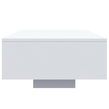 Măsuță de cafea cu lumini LED, alb, 85x55x31 cm - Img 5