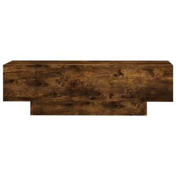 Măsuță de cafea, stejar afumat, 100x49,5x31 cm, lemn prelucrat - Img 4