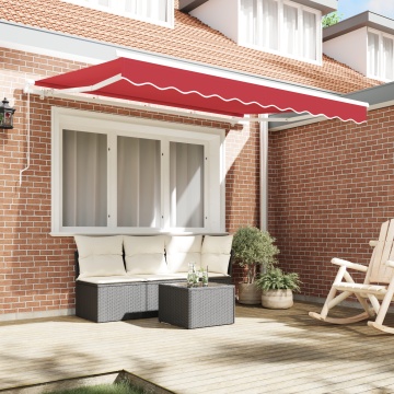 Material de înlocuire pentru marciza pentru cadru de 300 x 250 cm roșu - Img 3