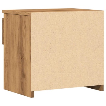 Noptiera Artisan Stejar 40x30x39 cm Lemn prelucrat - Img 5